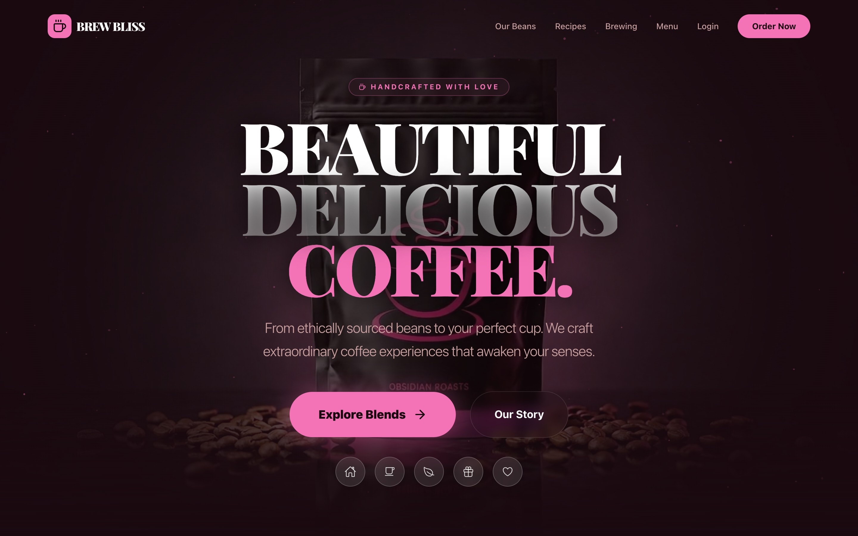 Brew Bliss homepage