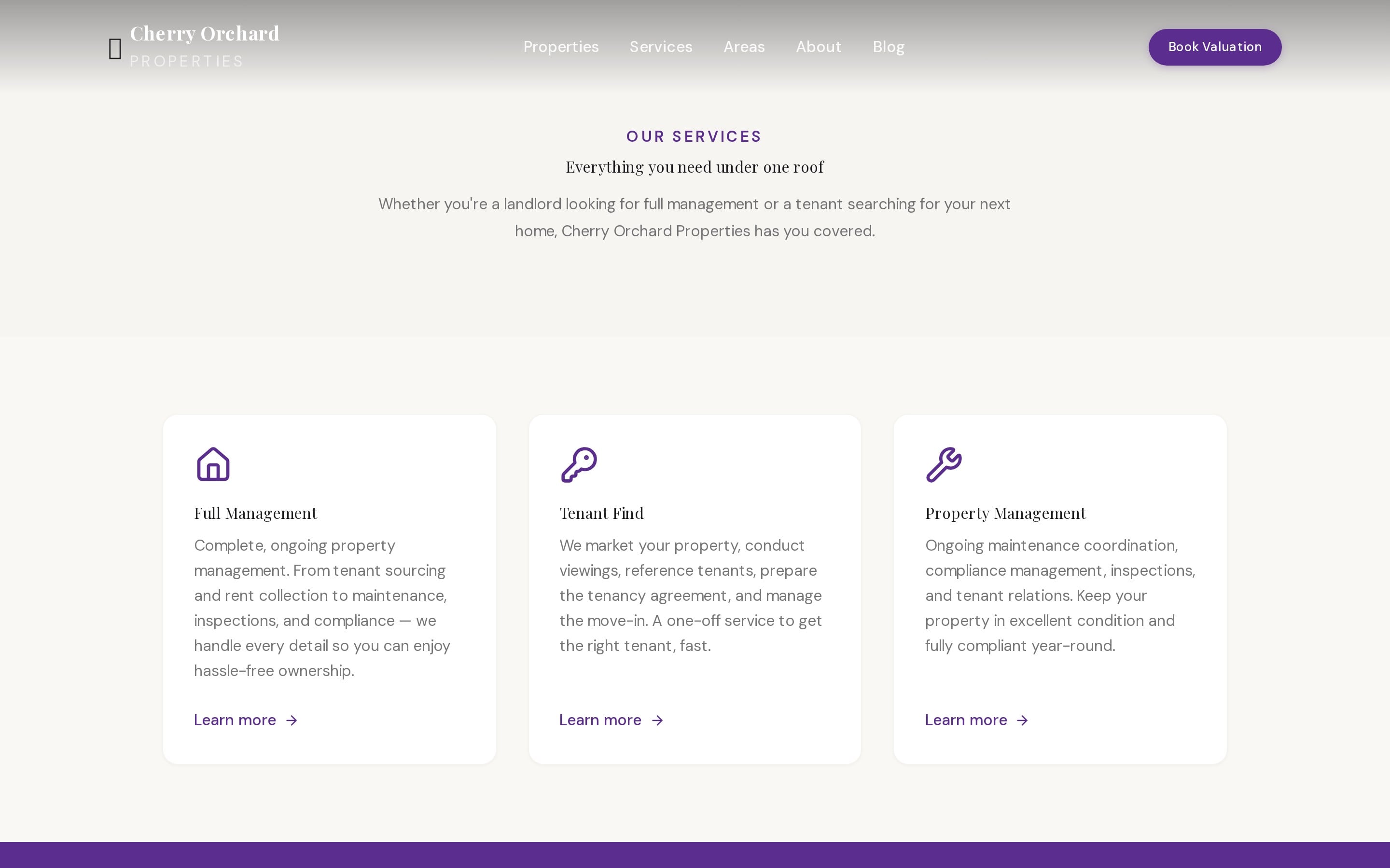 Cherry Orchard section detail